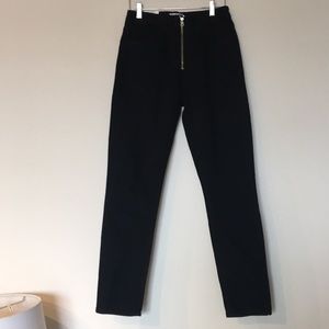 AGOLDE Nico Zip Front Raven